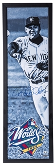 Derek Jeter Signed & Framed 1999 MLB World Series Photo (Steiner Holo)